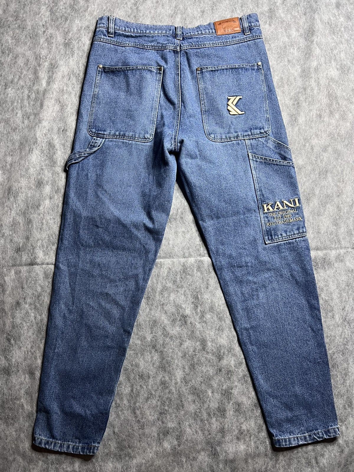 Karl Kani Karl Kani Jeans Dark Wash Denim Cargo Pants Size US 36 / EU 52 - 1 Thumbnail