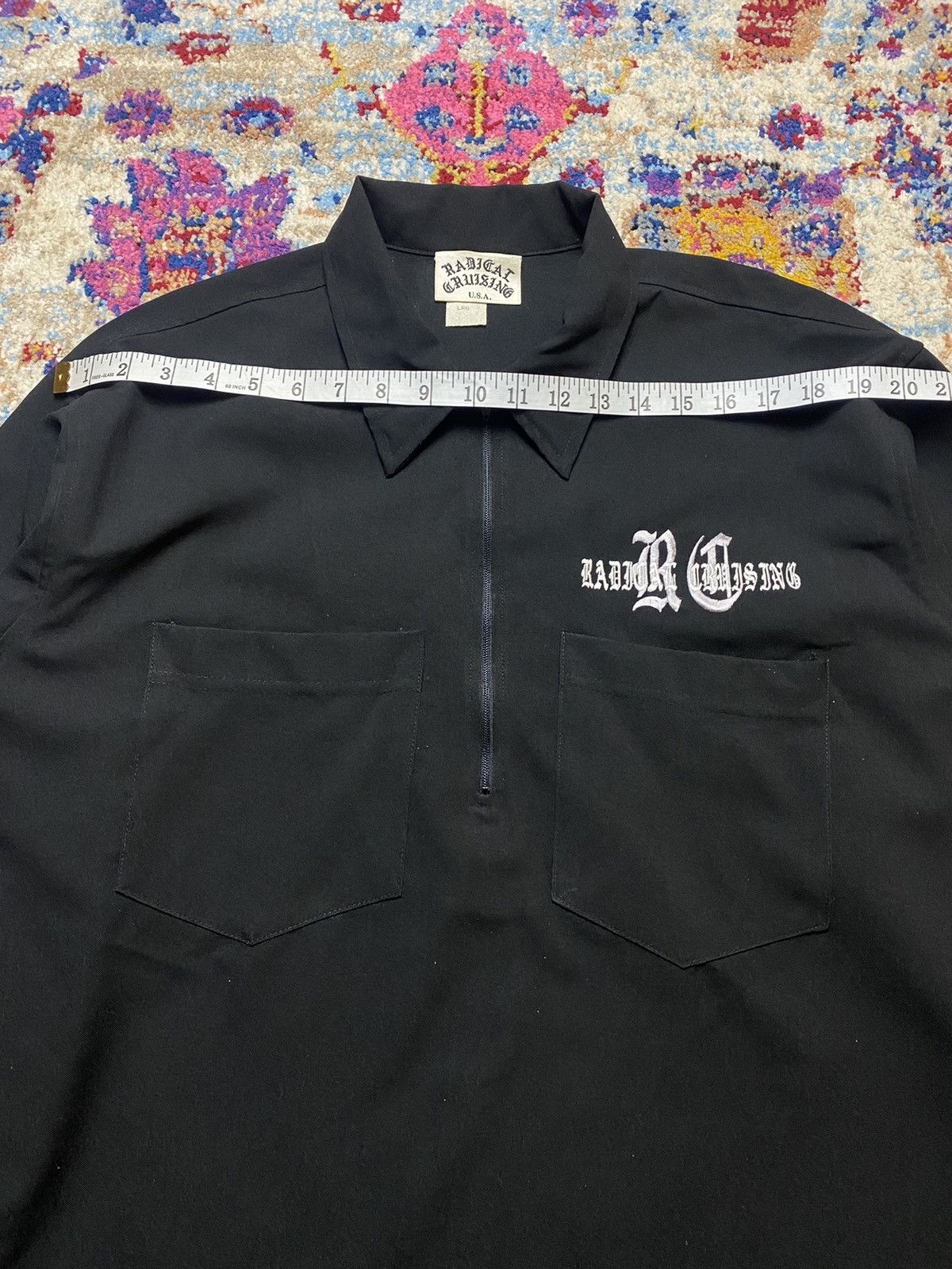 Other × Vintage VINTAGE USA RADICAL CRUISING MENS WORKERS CREW LS SHIRTS Size US L / EU 52-54 / 3 - 11 Thumbnail