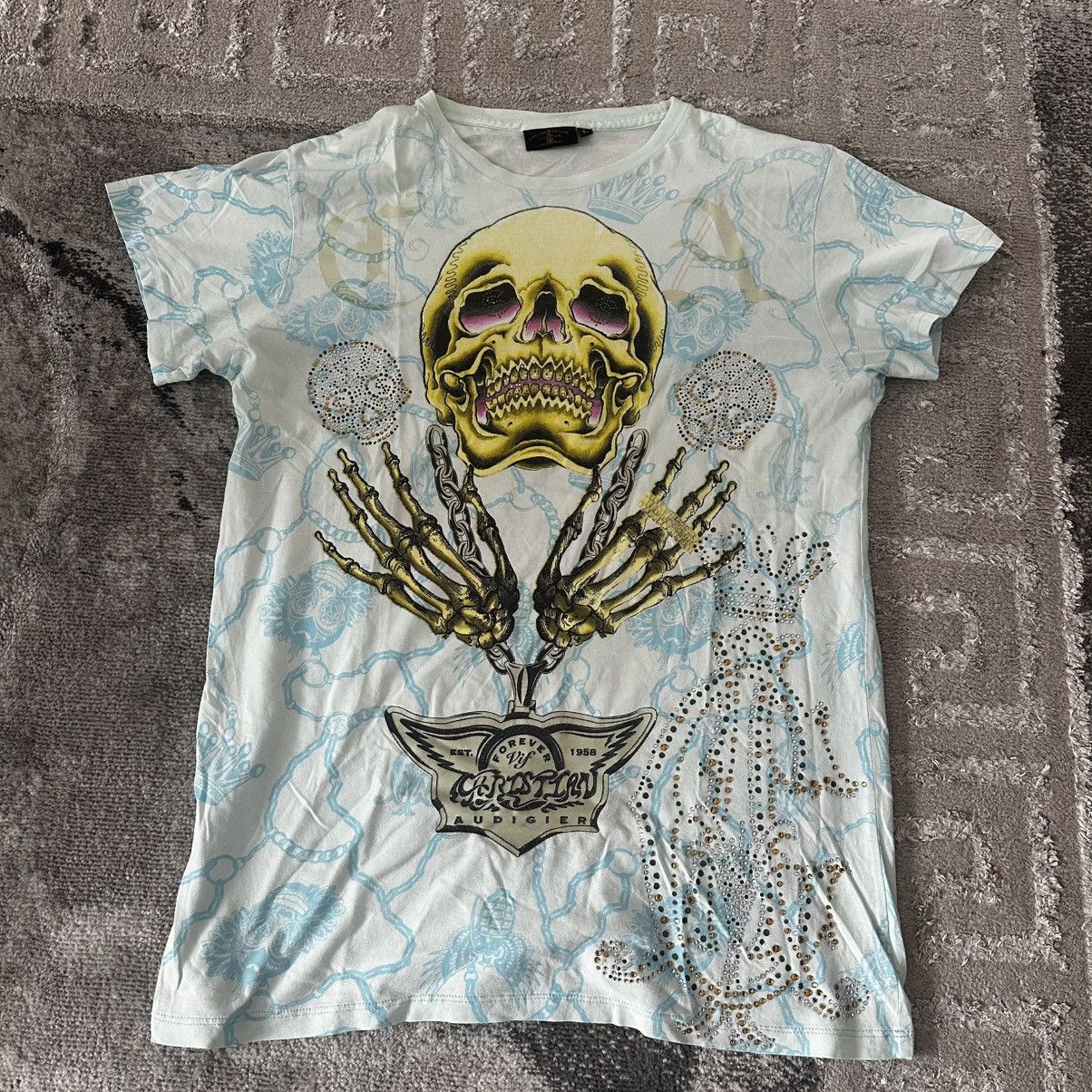 Christian Audigier Christian Audigier Vintage 2000s y2k t-shirt Size US L / EU 52-54 / 3 - 1 Thumbnail