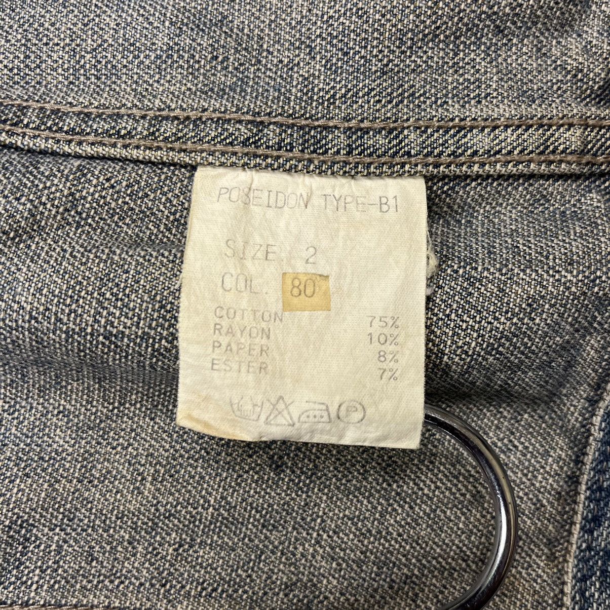 If Six Was Nine 2004 Ossa Mondo - Poseidon Type B1 Mud Wash Denim Size US M / EU 48-50 / 2 - 9 Thumbnail