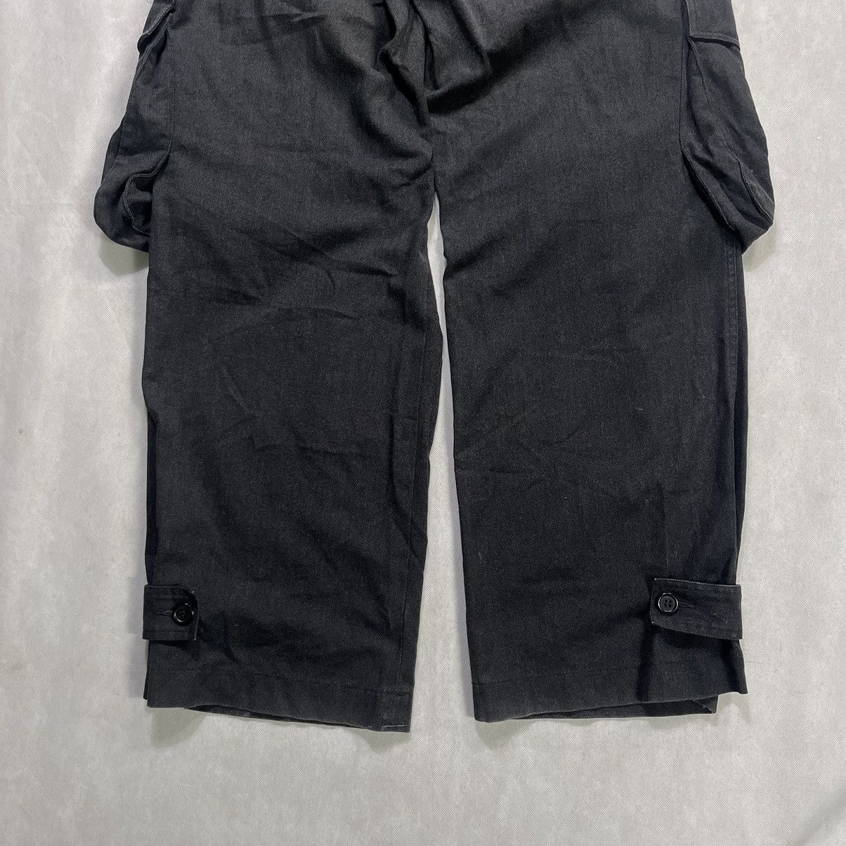 Japanese Brand Kookai Baggy Strap 3D pocket Cargo Pant Size 32" / US 10 / IT 46 - 7 Thumbnail
