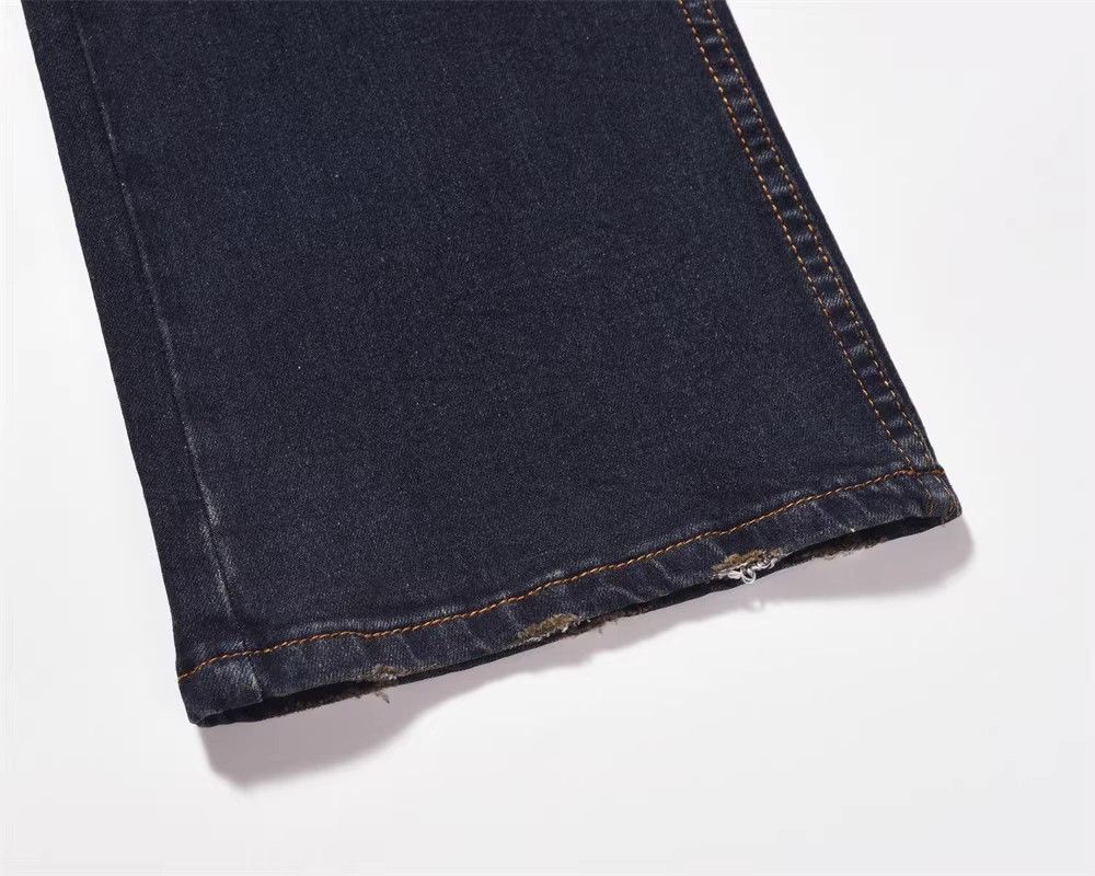 Japanese Brand × Jean Men's high street casual loose vintage distressed jeans Size US 32 / EU 48 - 6 Thumbnail