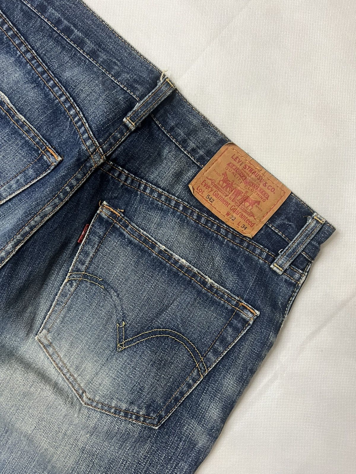 Levi's Vintage Levis 542 Distressed Denim Size US 32 / EU 48 - 8 Thumbnail