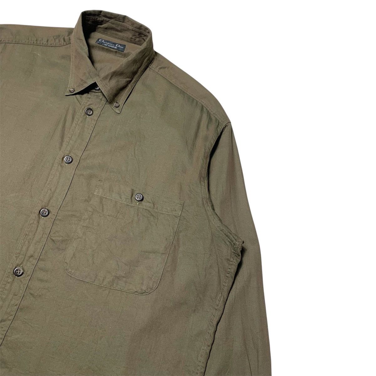 Dior 1990s Vintage Christian Dior Monsieur Longshirt Buttondown Size US L / EU 52-54 / 3 - 3 Thumbnail
