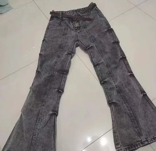 VIBE Vtg Micro Flared Denim Pants Bootcuts Size US 32 / EU 48 - 6 Thumbnail