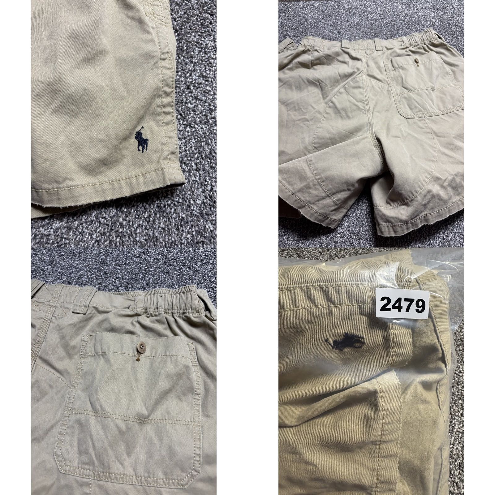 Polo Ralph Lauren Ralph Lauren Military Shorts Mens 1XB Brown Paratrooper Cotton Chino Zip Front Flat Front Pockets Casual 40 Regular Size 40 6in Inseam Size US 40 / EU 56 - 9 Thumbnail