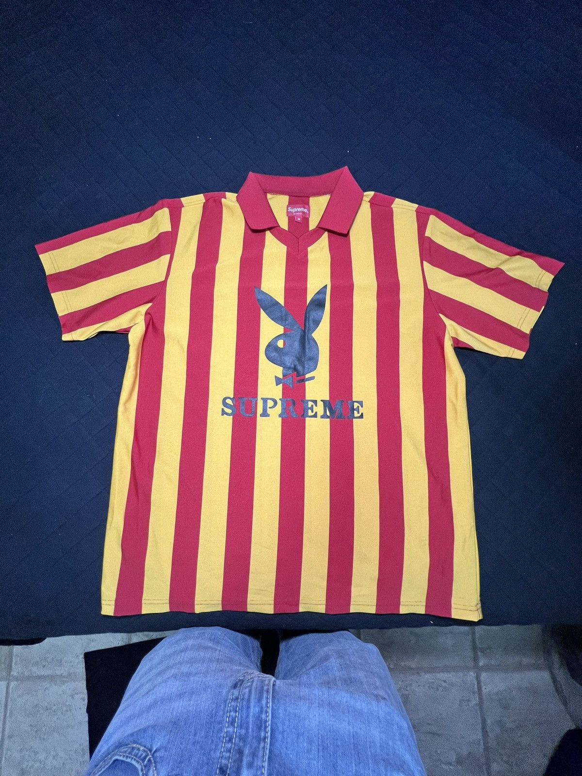 Supreme Playboy Football Jersey | Grailed
