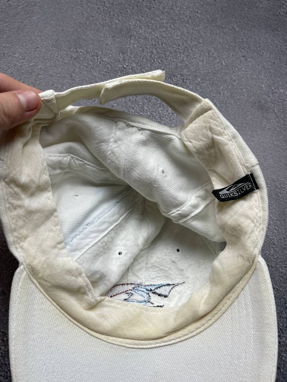 Quiksilver Vintage Quiksilver Surf White cap y2k surf style Size ONE SIZE - 2 Thumbnail