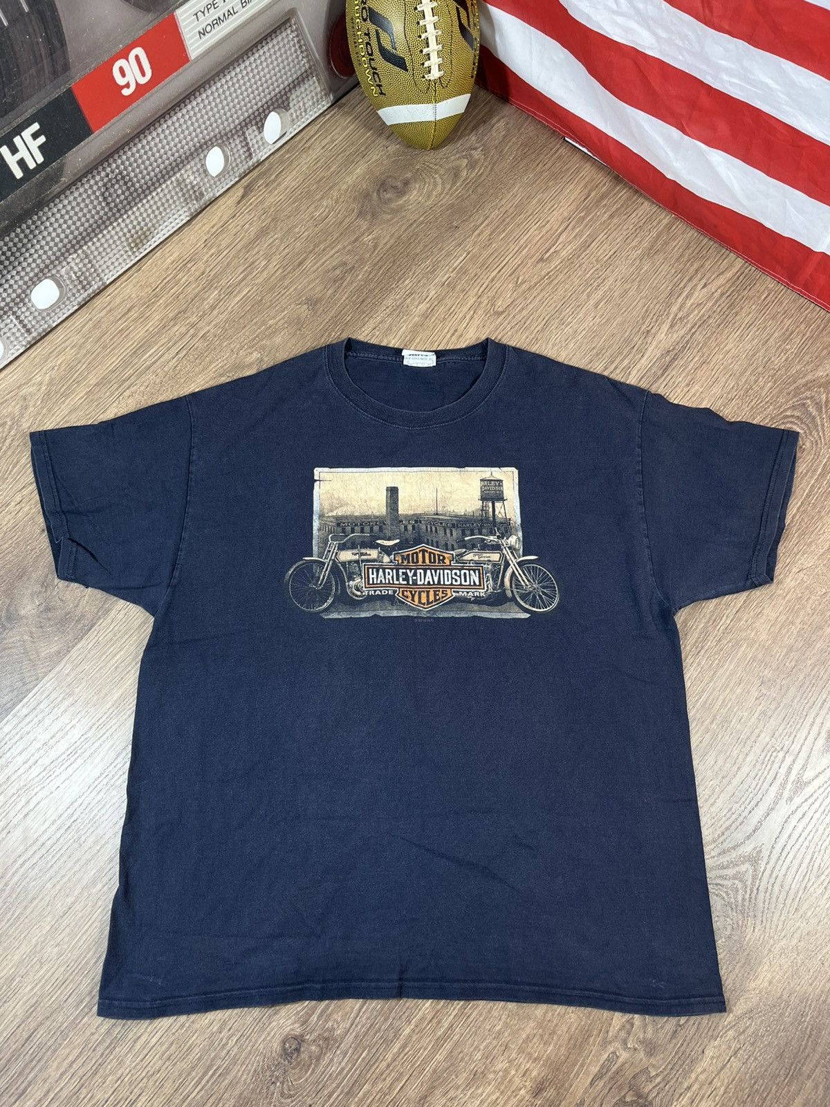 Vintage Harley Davidson Vintage T Shirt Germany Size US XL / EU 56 / 4 - 2 Thumbnail
