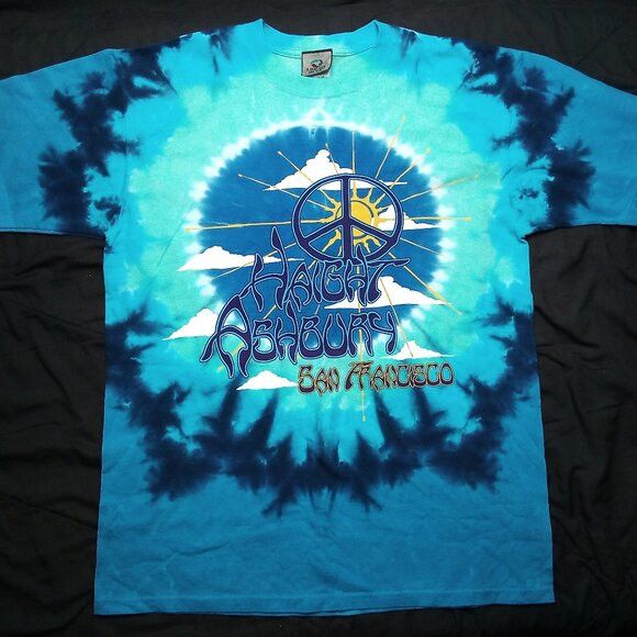 Liquid Blue × Vintage DS Vintage Y2K Liquid Blue Haight Ashbury Tie Dye T-Shirt Size US L / EU 52-54 / 3 - 2 Thumbnail