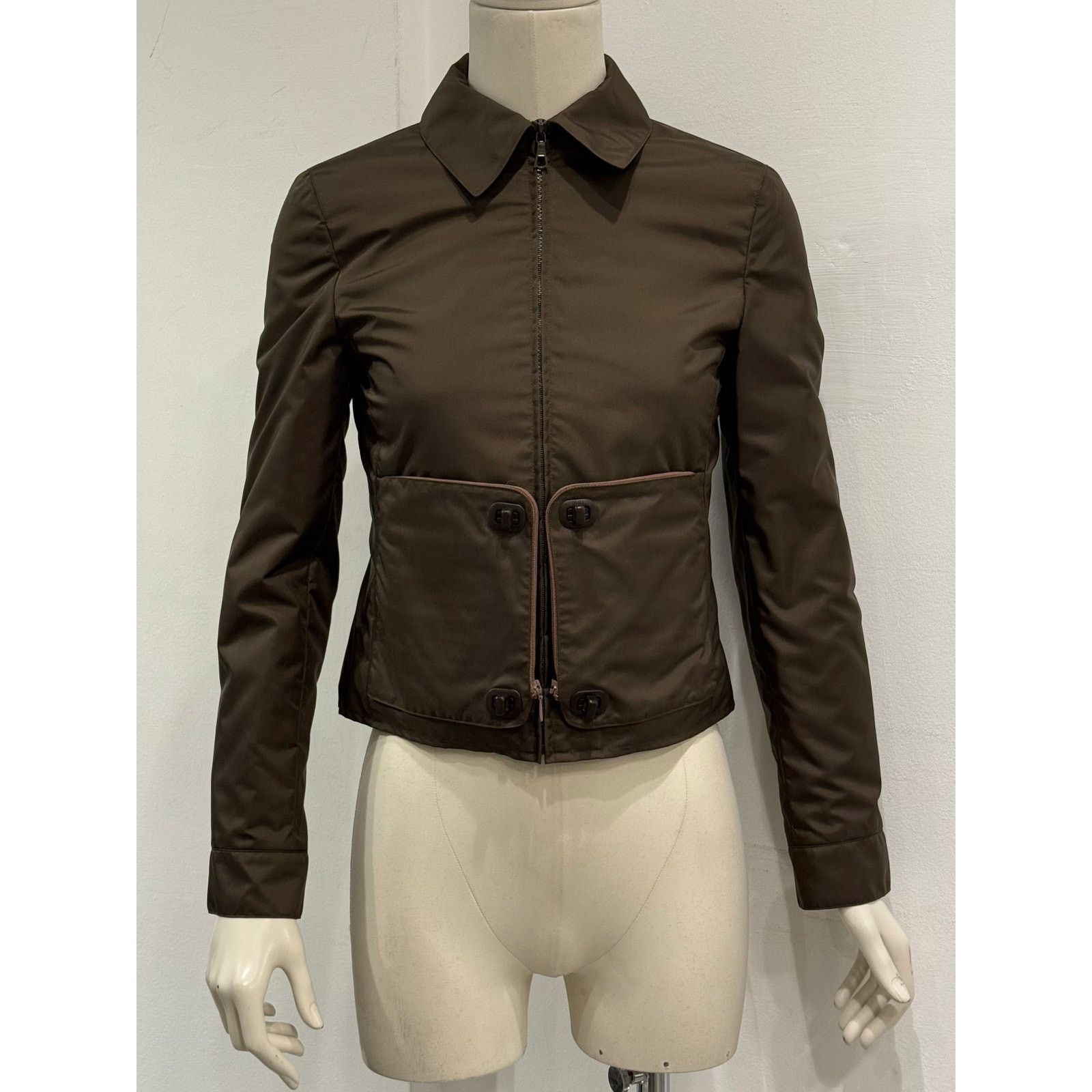 Miu Miu 1999 Miu Miu hidden pocket nylon jacket Size M / US 6-8 / IT 42-44 - 2 Thumbnail