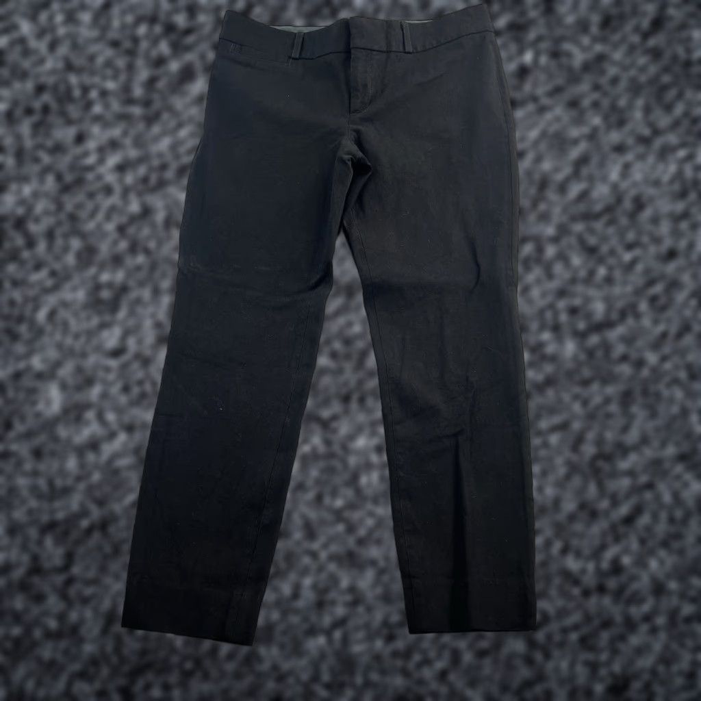 Banana Republic Banana Republic Sloan Pants Womens 4S Short Black Ankle Mid Rise Trousers Pants Size 27" / US 4 / IT 40 - 1 Thumbnail
