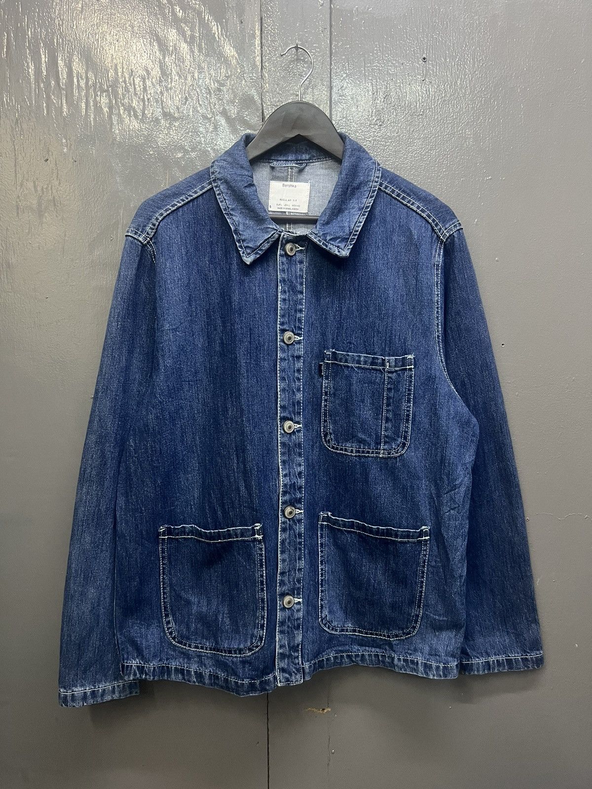 Bershka Bershka Denim Jacket Size US L / EU 52-54 / 3 - 1 Thumbnail