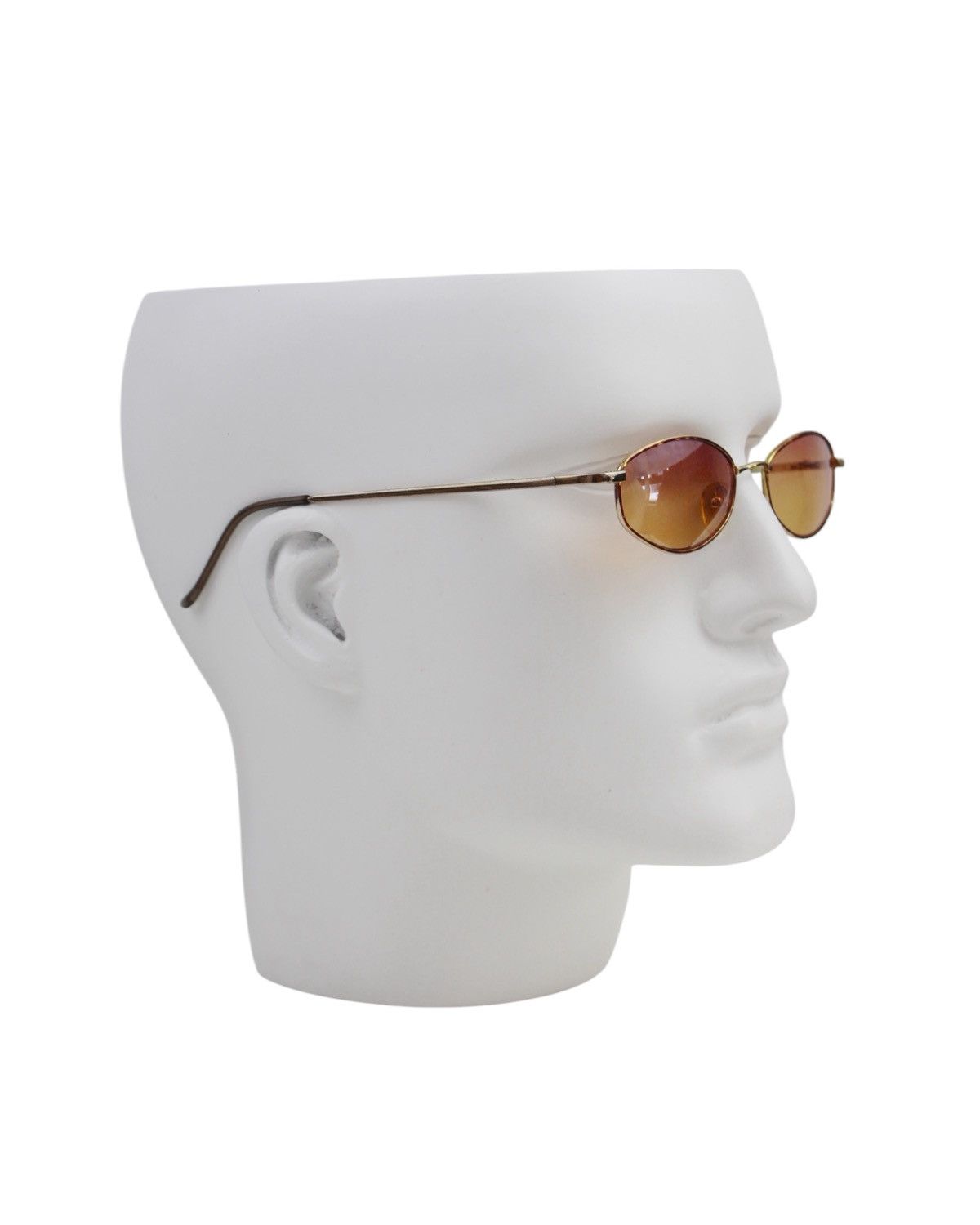 Vintage 1990S ITALIAN DESIGNER SUNSET OVAL SHADES SUNGGLASSES Size ONE SIZE - 4 Thumbnail