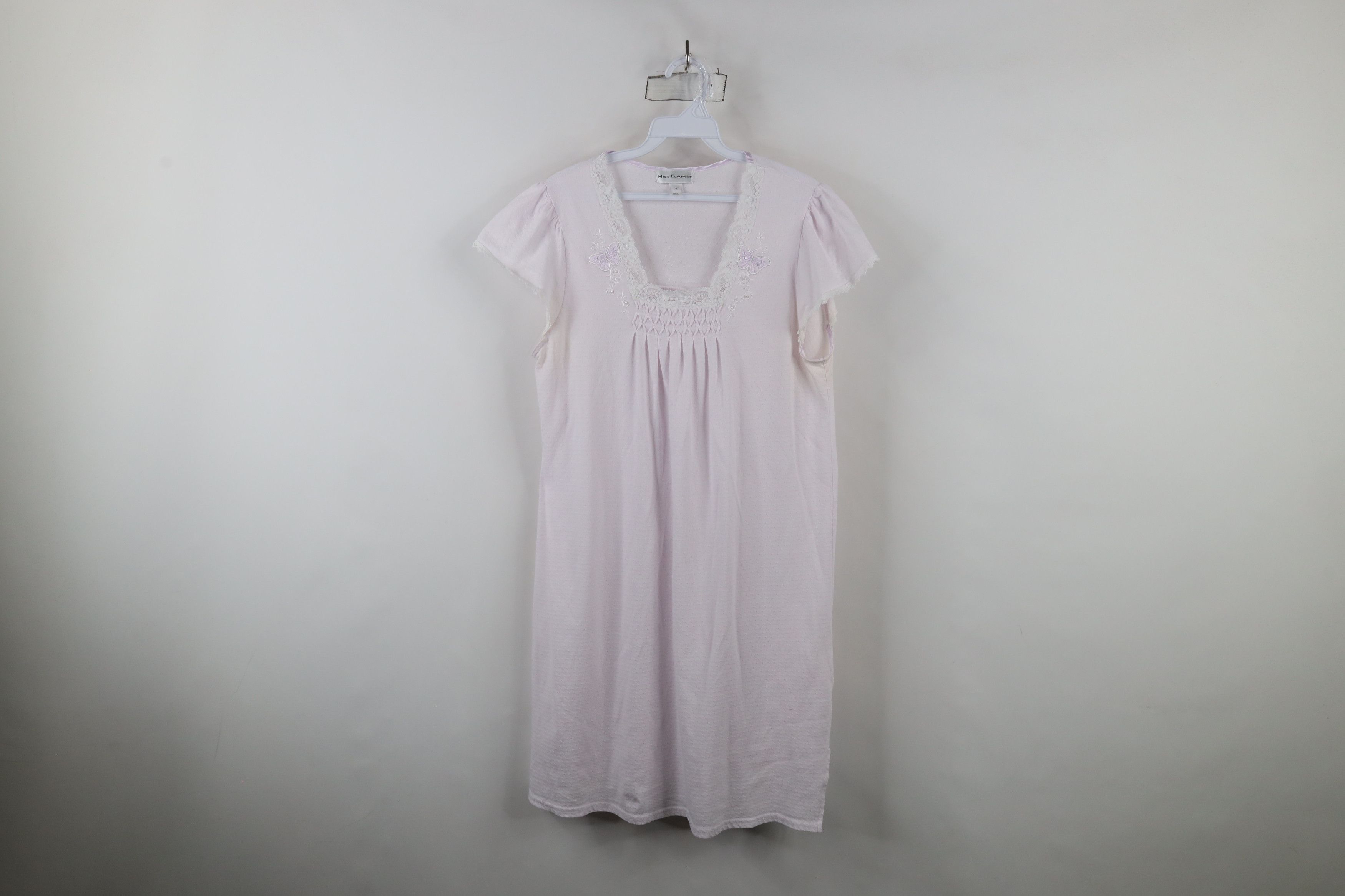 Vintage Vintage 90s Miss Elaine Butterfly Fairy Night Gown Sleep Size S / US 4 / IT 40 - 1 Thumbnail
