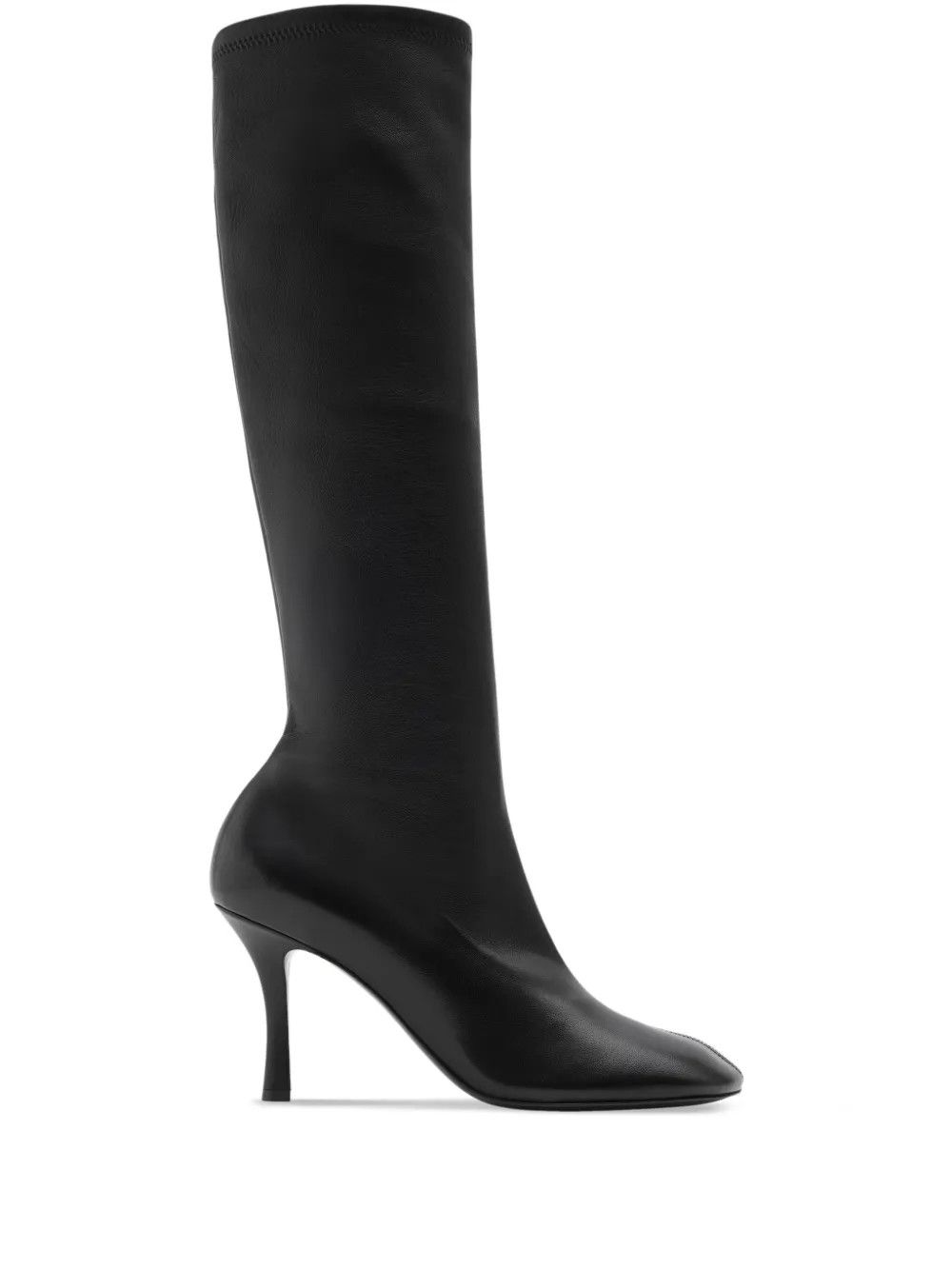 o1w1db10125 Leather Baby Boots in Black