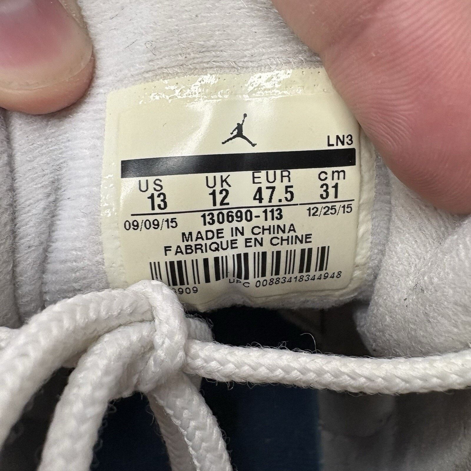 Nike Size 13 - Jordan 12 Retro French Blue 2016 Size US 13 / EU 46 - 8 Thumbnail