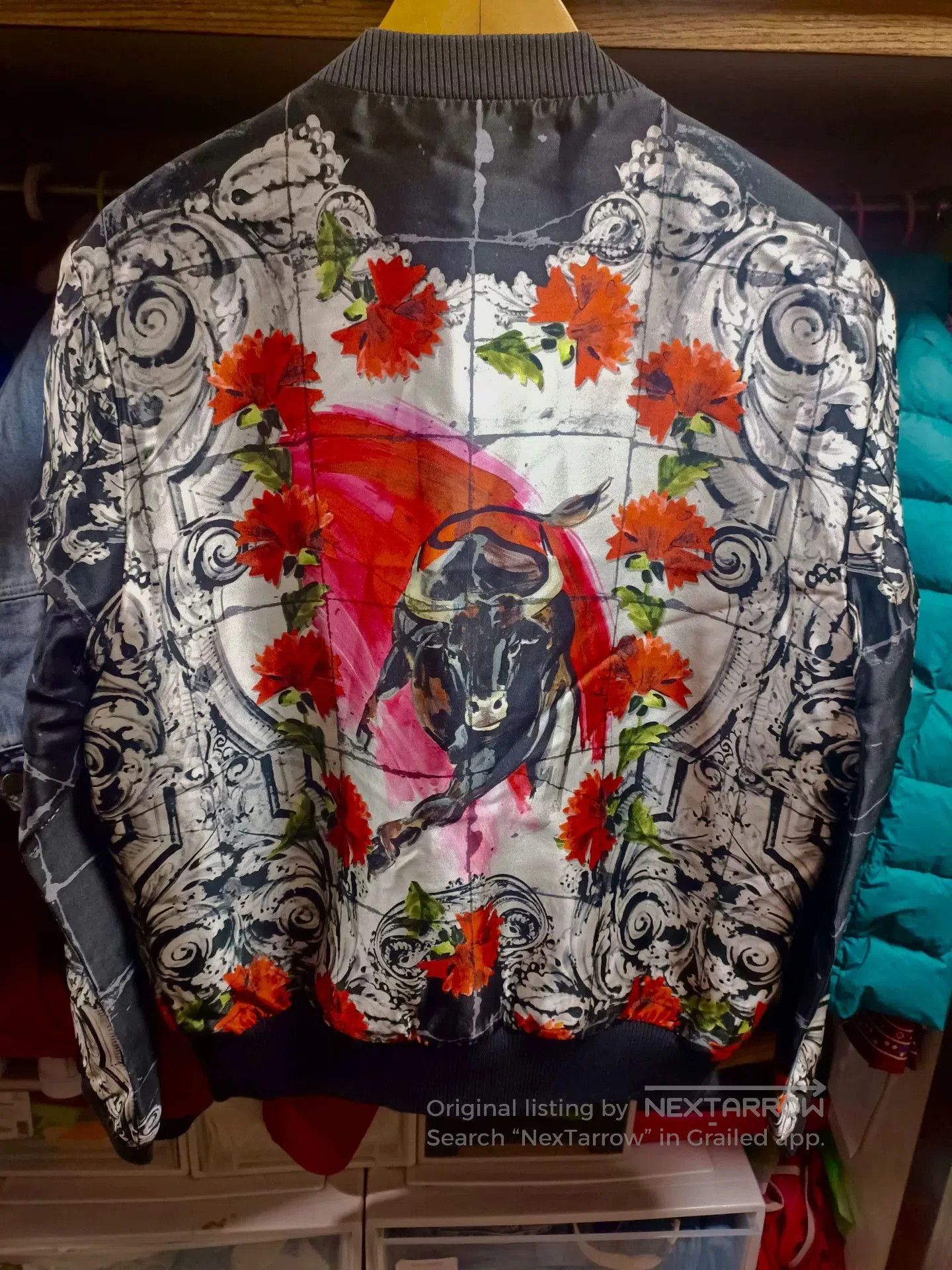 Dolce & Gabbana Dolce&Gabbana Silk Baseball Jacket. Size US L / EU 52-54 / 3 - 2 Thumbnail