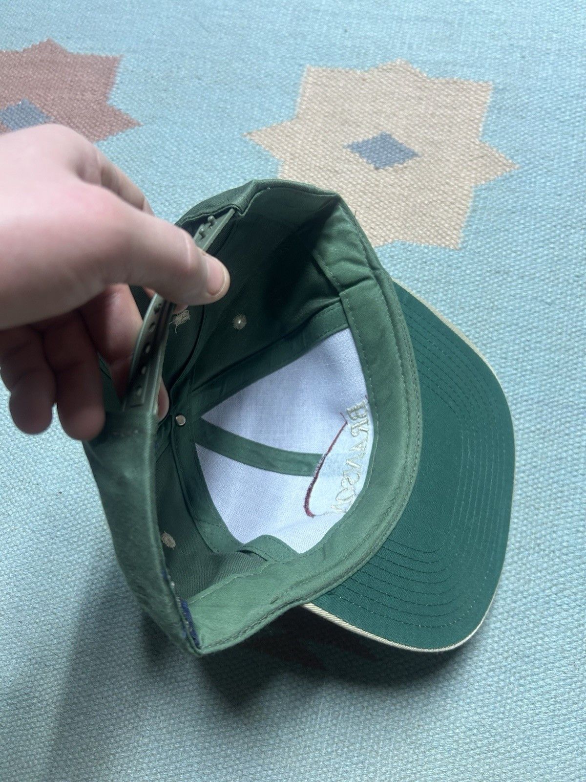 Vintage Vintage SnapBack hat Branson Missouri country music green Size ONE SIZE - 6 Thumbnail