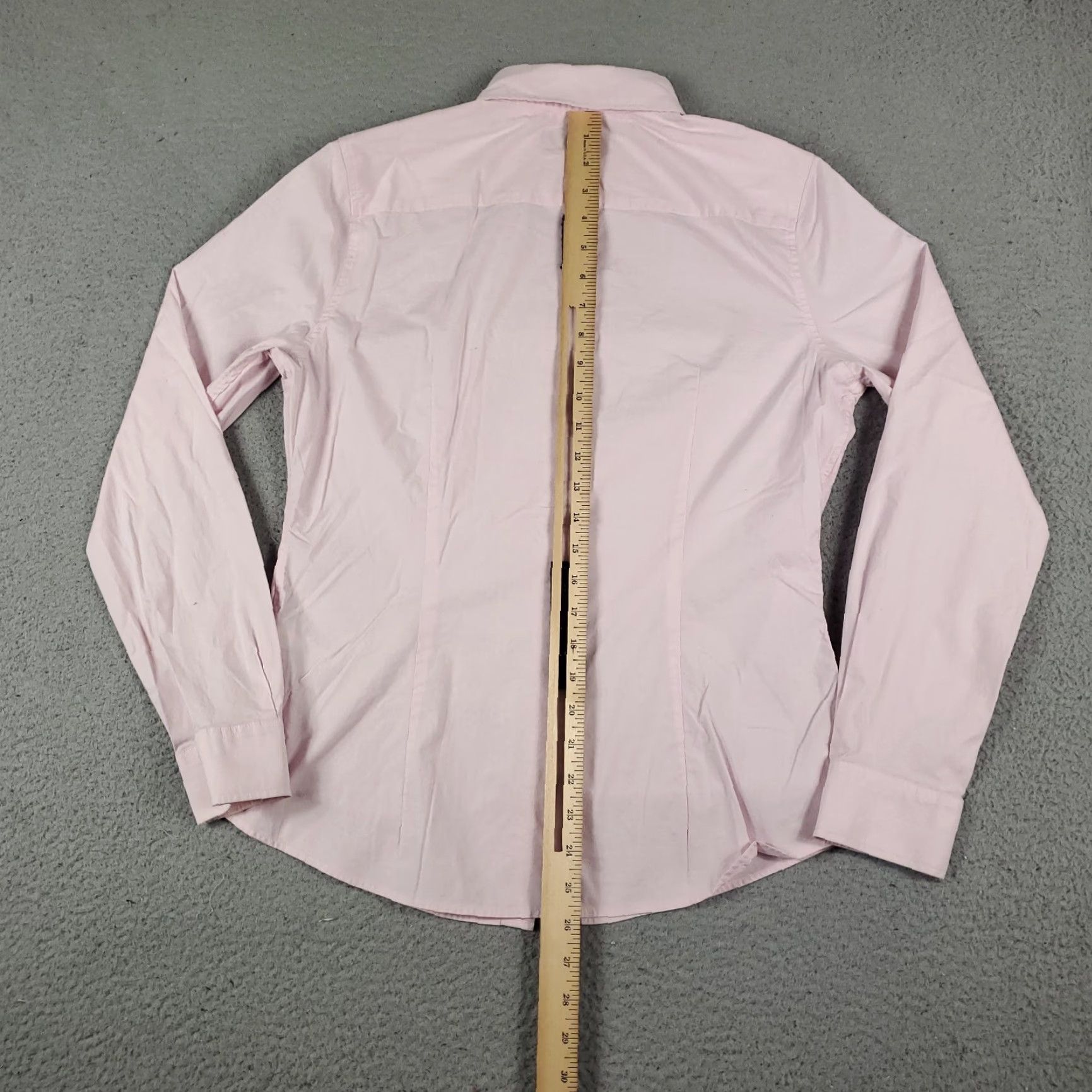 Banana Republic Banana Republic Button-Up Shirt Womens Size 10 Pink Long Sleeve Casual Regular Fit Size L / US 10 / IT 46 - 6 Thumbnail