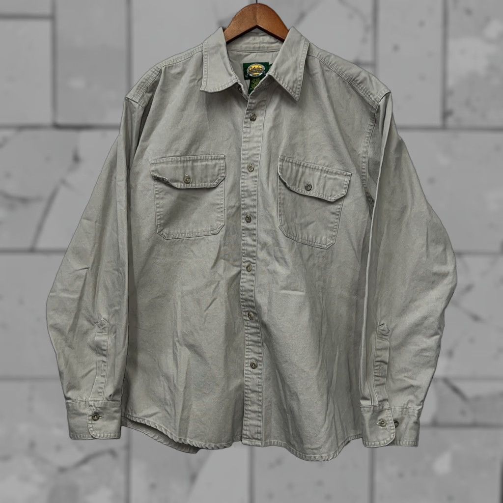 Vintage Cabela's Beige Button-Up Shirt Mens XL Long Sleeve Regular Size Beige Mens Shirt XL Size US XL / EU 56 / 4 - 1 Thumbnail