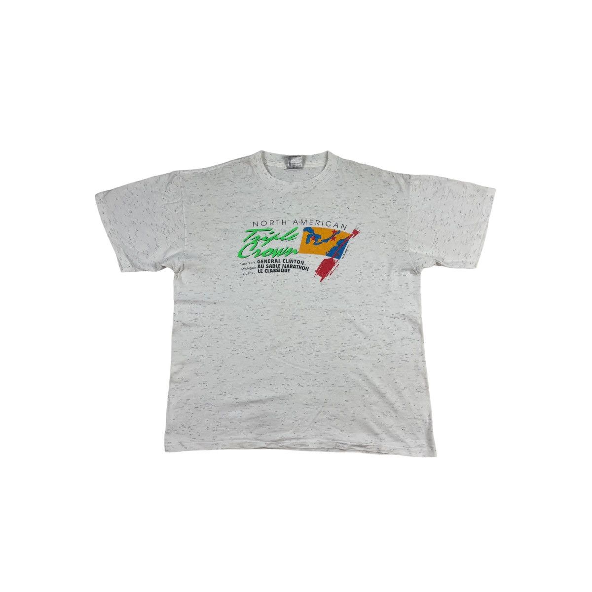Vintage Vintage 1992 North American Triple Crown Tee Size US XL / EU 56 / 4 - 1 Thumbnail