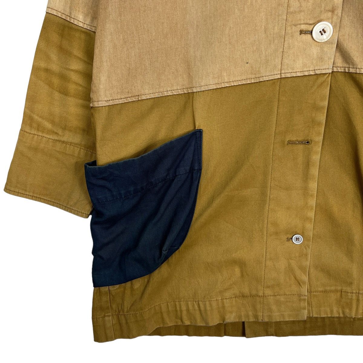 Issey Miyake 🔥 POU DOU DOU ISSEY MIYAKE PATCHWORK HOODIE JACKET Size US M / EU 48-50 / 2 - 5 Thumbnail
