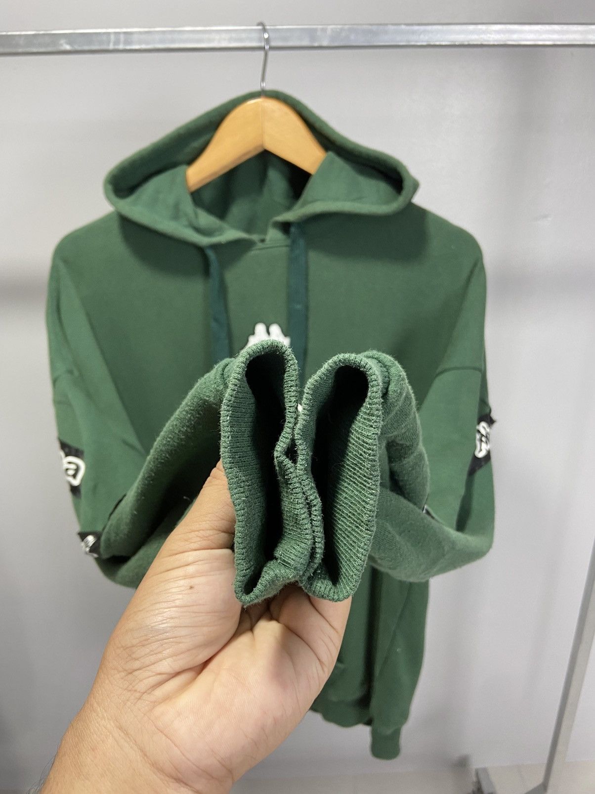 Kappa × Vintage Vintage Kappa Center Side tape hoodie Size US L / EU 52-54 / 3 - 5 Thumbnail