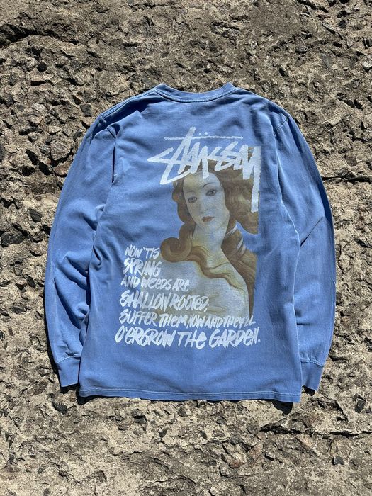 Stussy Stussy Spring Weeds Pig Dyed Long Sleeve Tee | Grailed