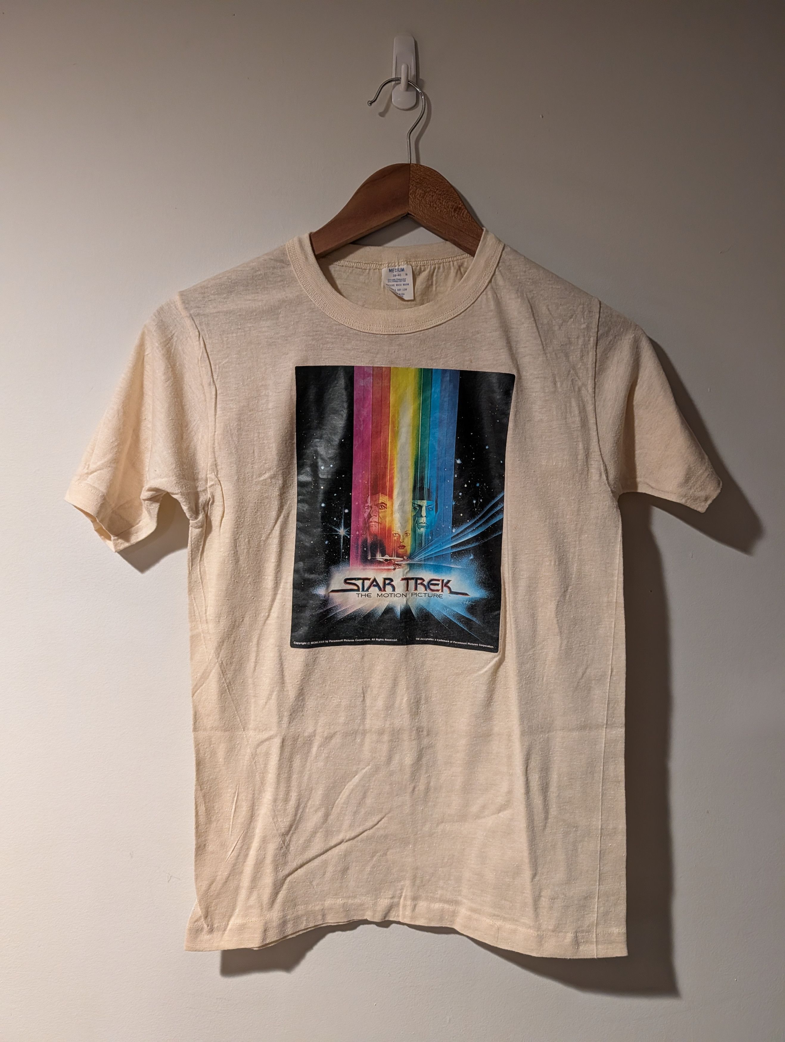 Hanes Vintage 1979 Star Trek The Motion Picture Movie T-Shirt Size US M / EU 48-50 / 2 - 1 Thumbnail