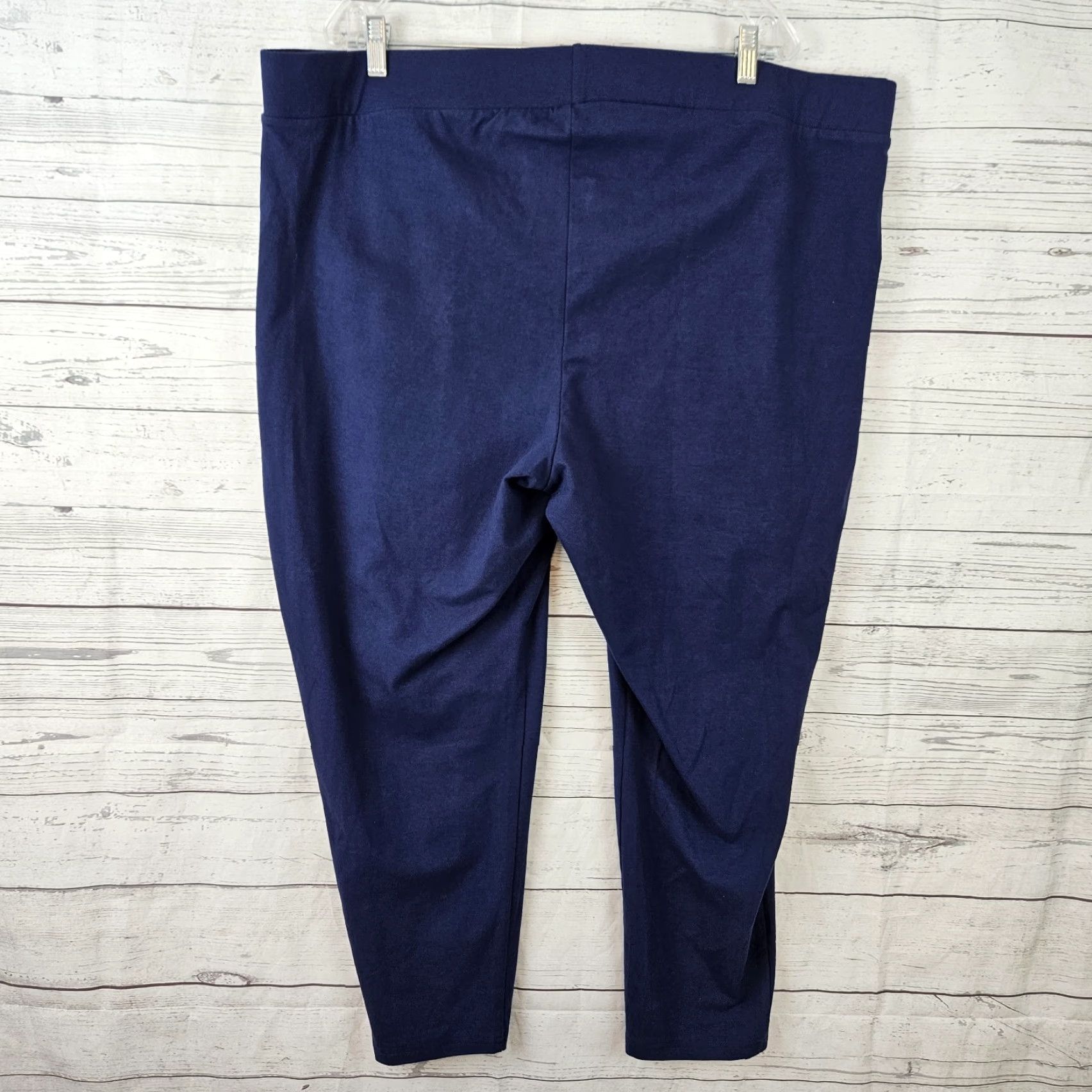 Torrid Torrid Leggings Womens Size 5 Cropped High Rise Blue Cotton Spandex Plus 25in Inseam 23in Waist Size 40" / US 18 - 3 Thumbnail