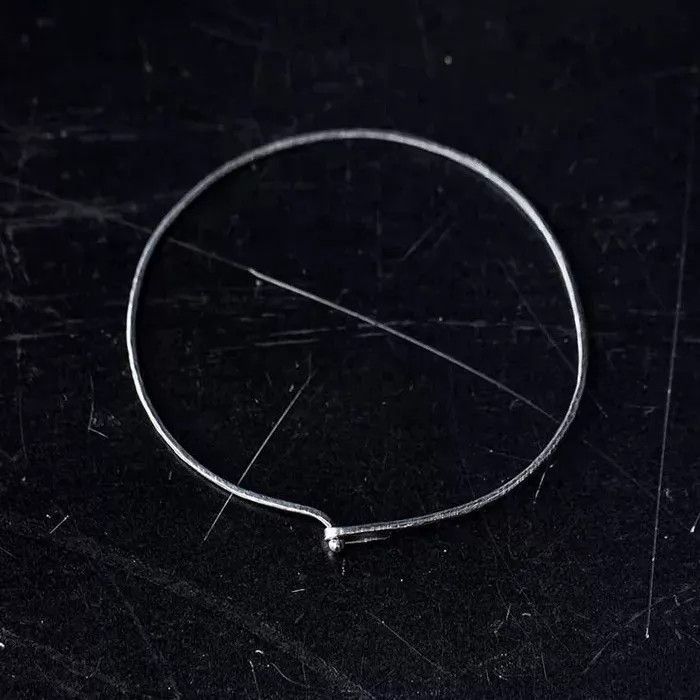 DETAJ Detaj Distressed Seed Thin Bangle 17cm Wrist Size ONE SIZE - 3 Thumbnail