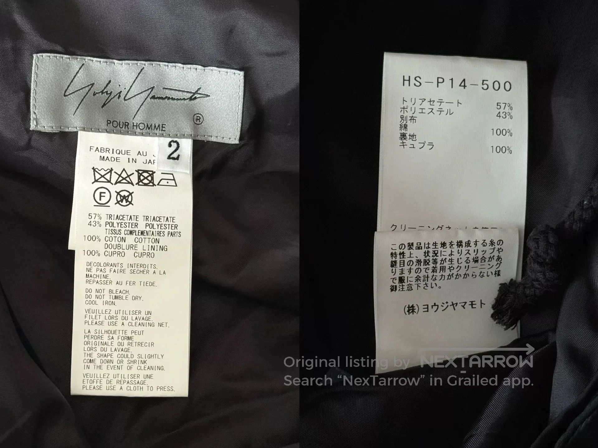 Yohji Yamamoto Yohji Yamamoto Irregular Pleated Trousers. Size US 30 / EU 46 - 9 Thumbnail