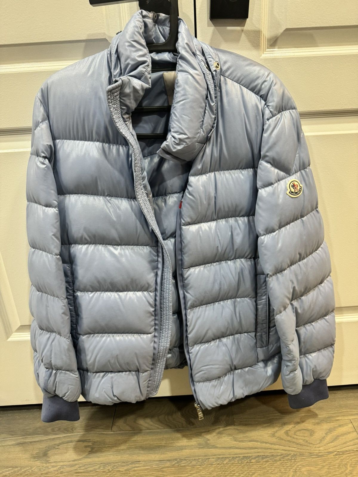 Moncler Moncler down jacket baby blue Size US L / EU 52-54 / 3 - 1 Thumbnail