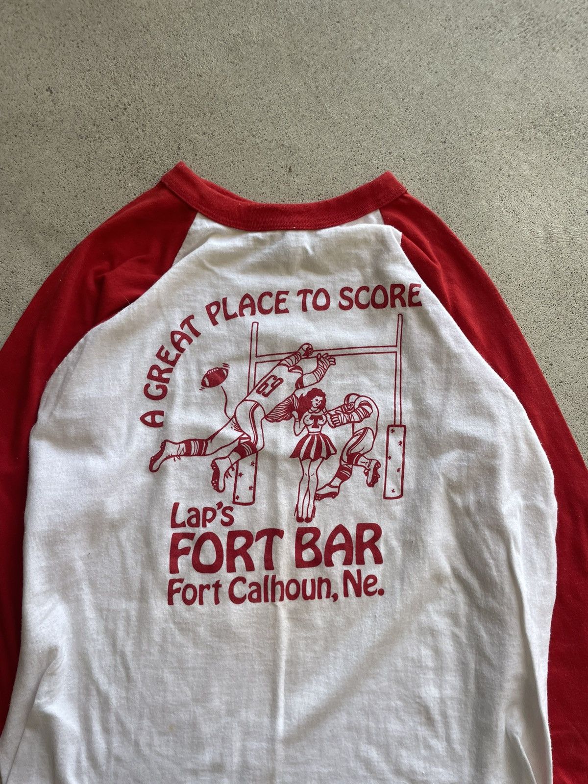 Vintage Laps Fort Bar A Great Place To Score baseball shirt