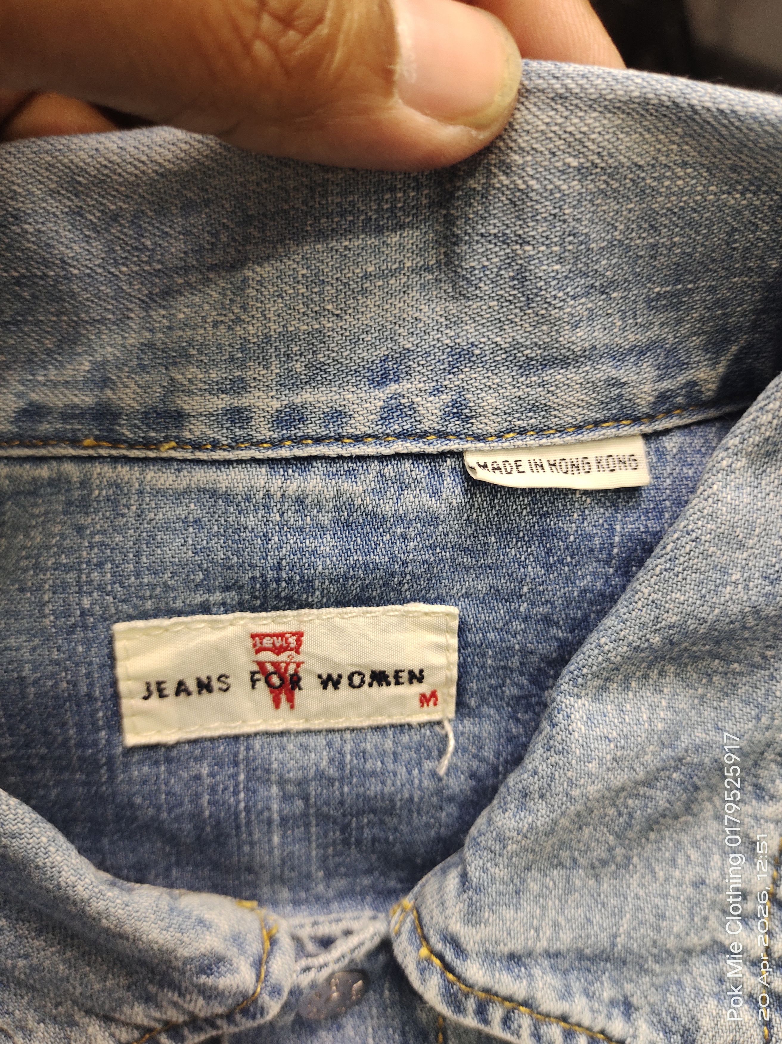 Levi's Levi's Vintage Ladies Denim Jacket Snap Button Size M / US 6-8 / IT 42-44 - 4 Thumbnail