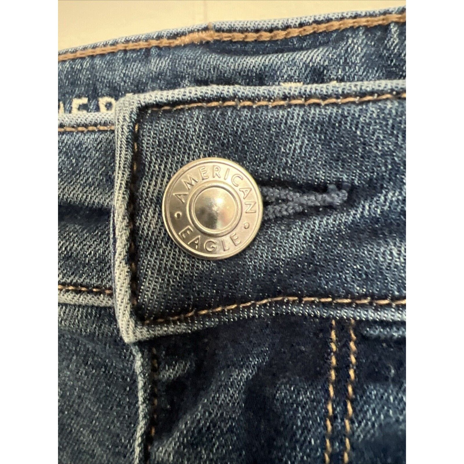 American Eagle Outfitters EUC American Eagle womens high rise jegging size 12 X-Short Size 34" / US 12 / IT 48 - 2 Thumbnail