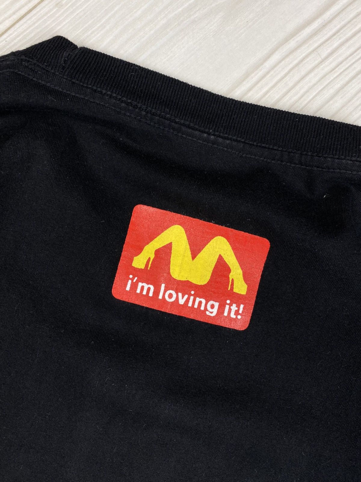 Vintage Y2k T-shirt I’m loving it Mc Donald’s sex girl legs Size US XL / EU 56 / 4 - 8 Thumbnail