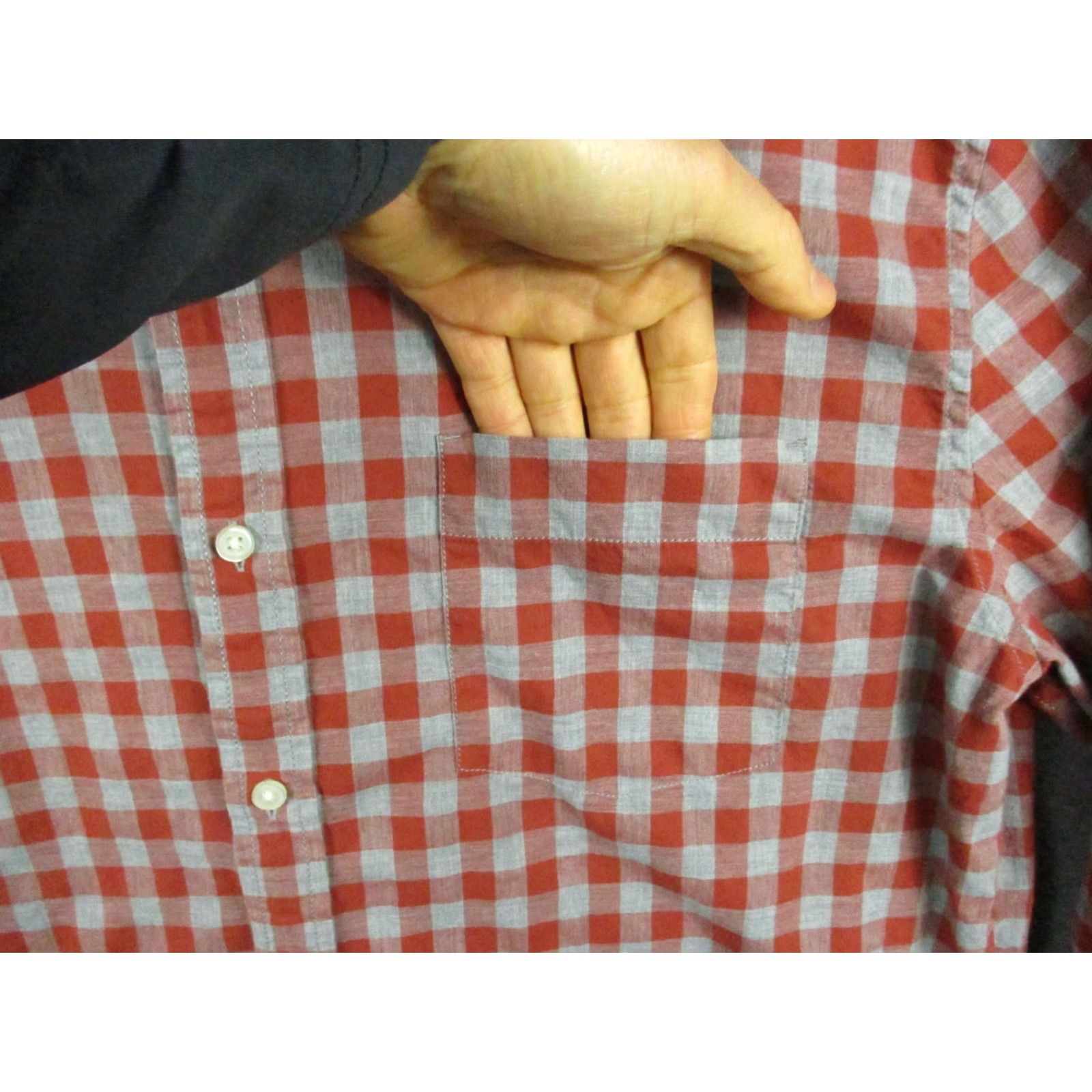 Lucky Brand Lucky Brand Shirt XL Men's Red Flannel Pearl Snap Pockets Collar 90s Western Size US XL / EU 56 / 4 - 2 Thumbnail