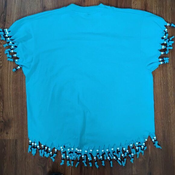Other DS Vintage Native American Horse T-Shirt Crop Top Size US L / EU 52-54 / 3 - 6 Thumbnail