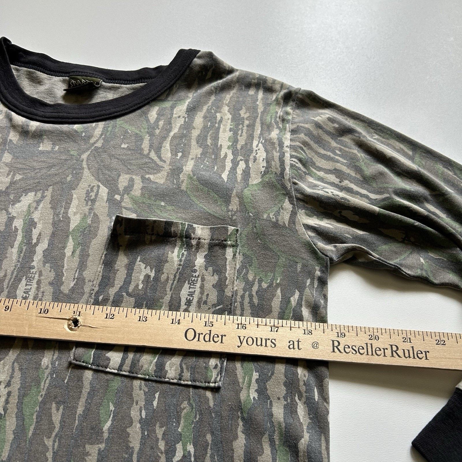 Realtree Vintage 90s Realtree Camo Pocket T Shirt Large Made In USA Size US L / EU 52-54 / 3 - 4 Thumbnail