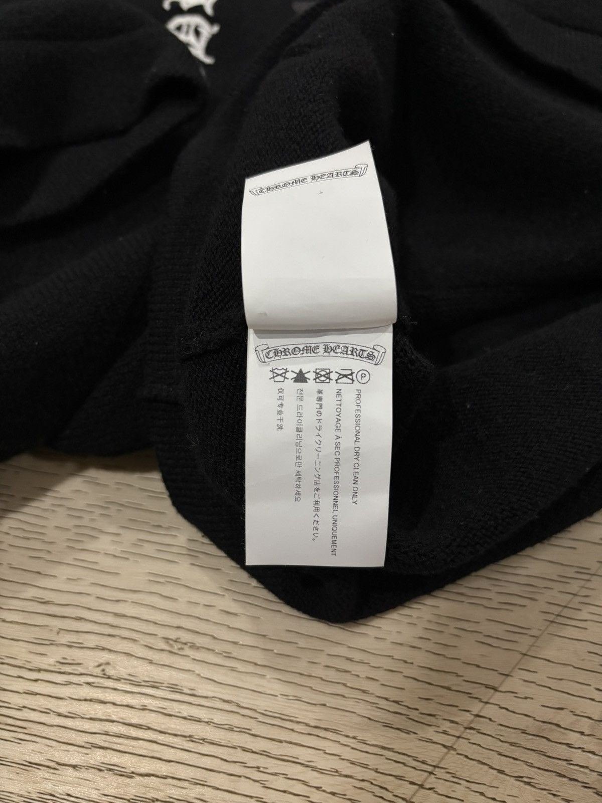 Chrome Hearts Chrome Hearts Triple Cross Leather Cashmere Hoodie Size US M / EU 48-50 / 2 - 11 Thumbnail