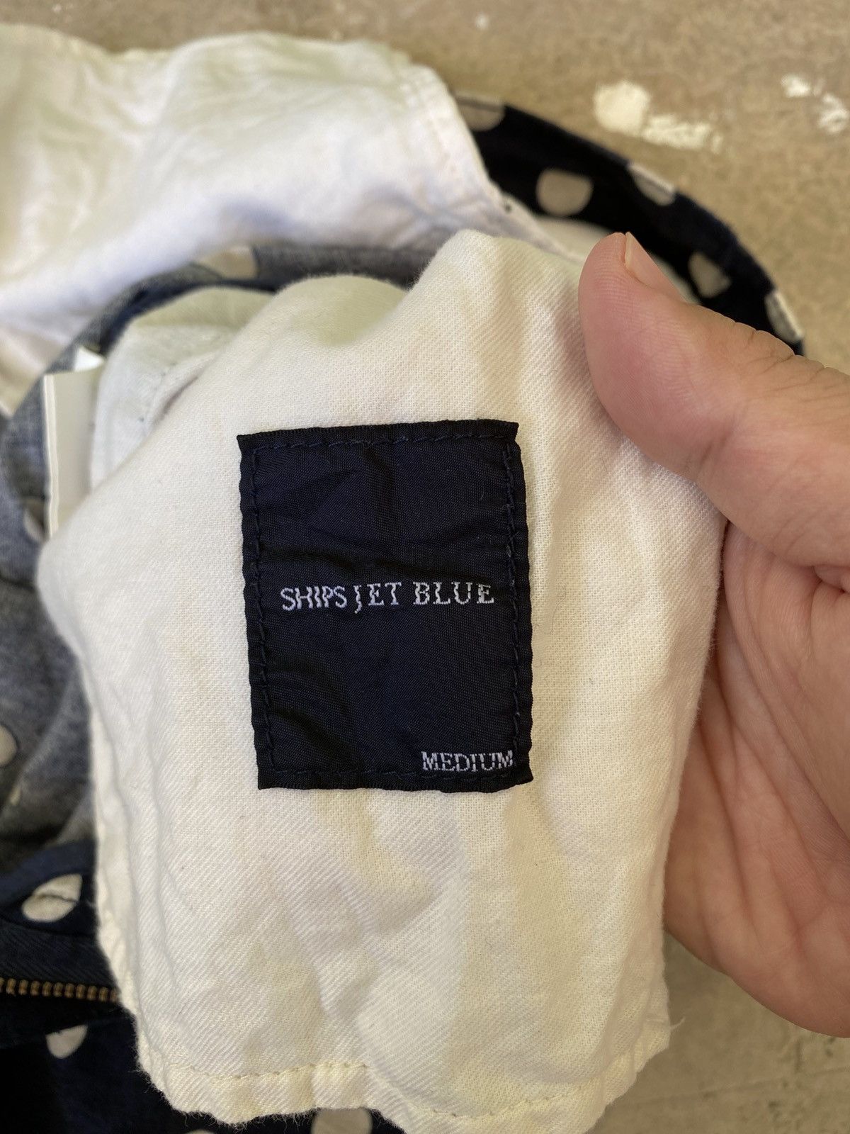 Ships Jet Blue SHIPS JET BLUE Polka Dot Linen Blend Shorts Size US 30 / EU 46 - 5 Thumbnail