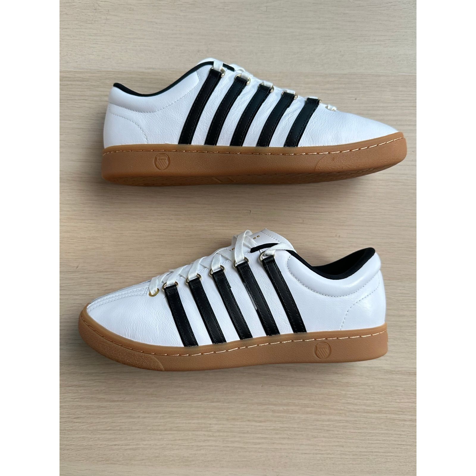 K-Swiss K-Swiss x Anwar Carrots Classic 66 White Sneaker - Size 8M Size US 8 / EU 41 - 3 Thumbnail