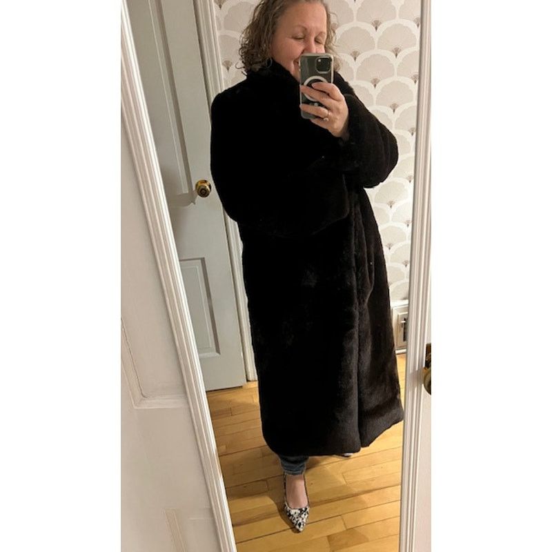 L'AGENCE L’Agence Faux Fur Lizbeth Coat - size 6 Size M / US 6-8 / IT 42-44 - 3 Thumbnail