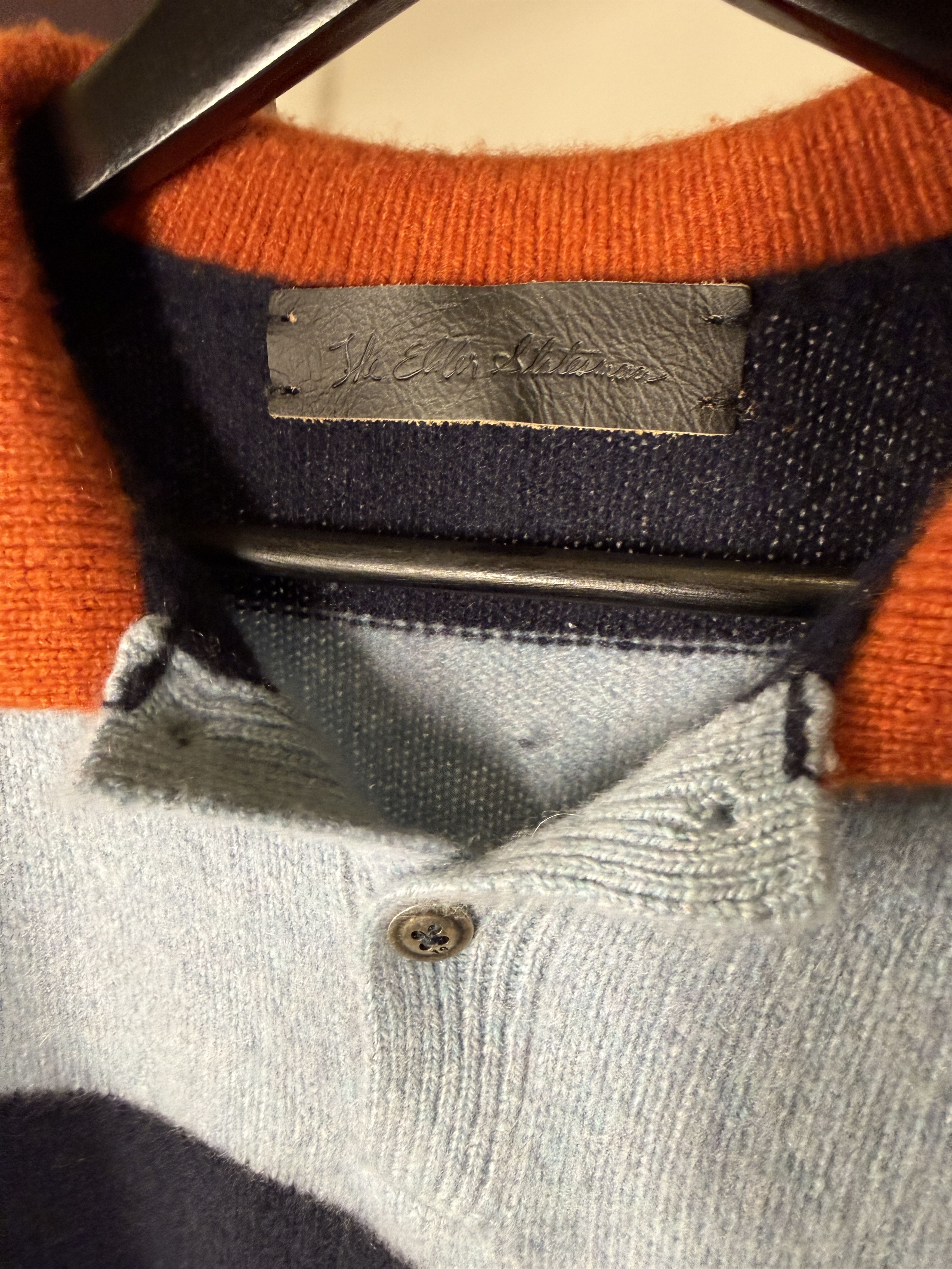 The Elder Statesman Stripe long sleeve polo Size US L / EU 52-54 / 3 - 3 Thumbnail
