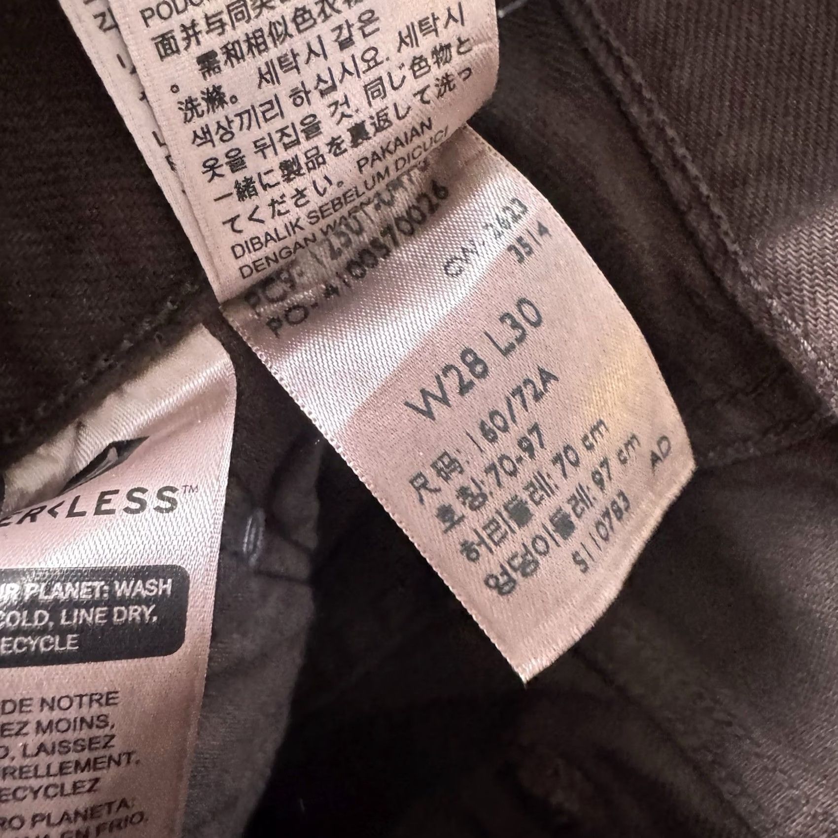 Levi's Levi'S 501xx Jeans - Mens - Y2K Grunge Denim - Button Fly - Medium 28x30 - Brown - Genuine - Size US 28 / EU 44 - 6 Thumbnail