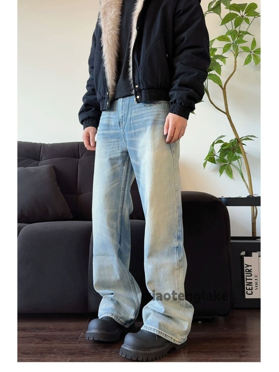 Jean × Vintage Unisex washed faded cleanfit yuppie y2k bootcut jeans Size US 32 / EU 48 - 4 Thumbnail