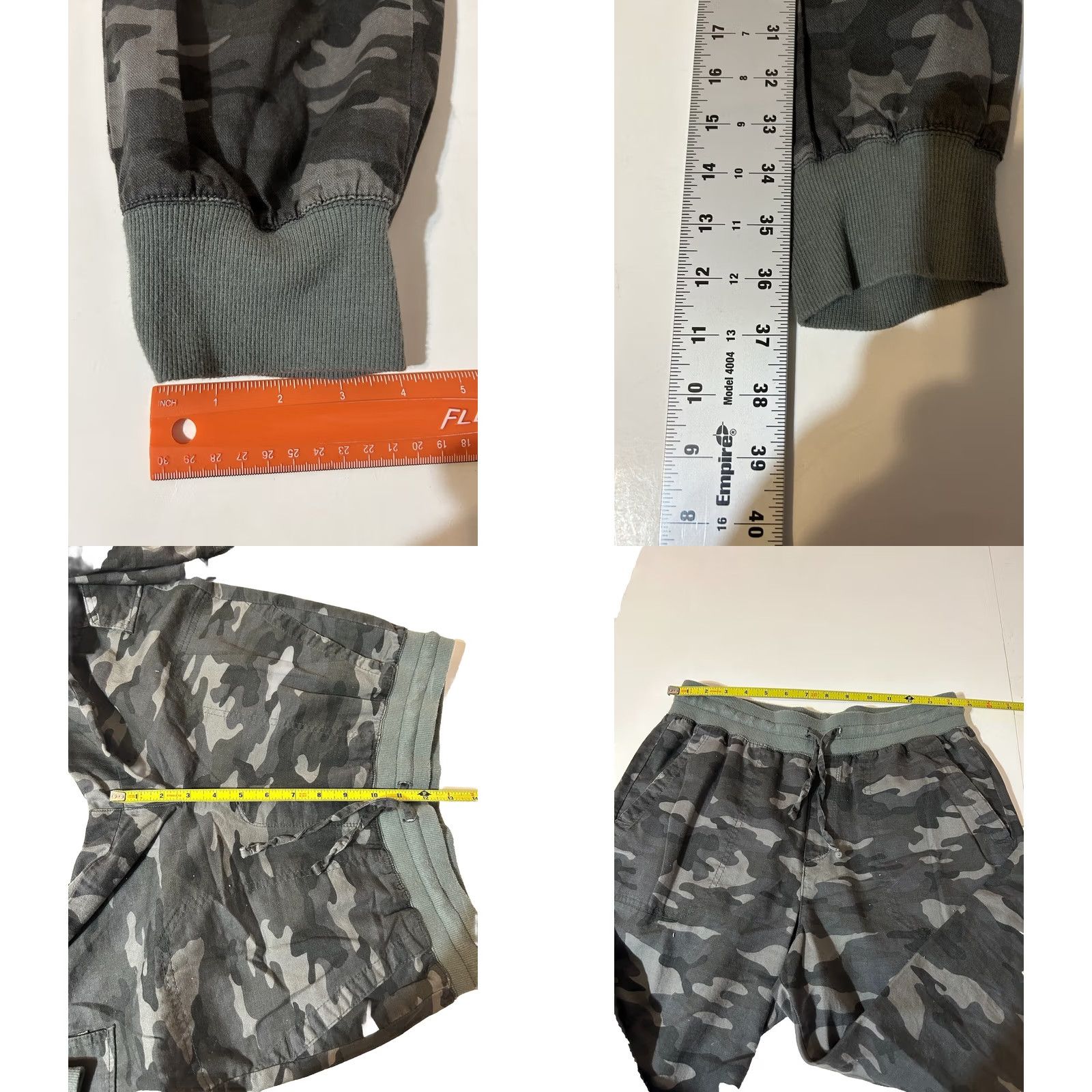 Gap Gap Cargo Pants Women Small Camo Pull Up Drawstring Elastic Waist Size 32" / US 10 / IT 46 - 8 Thumbnail