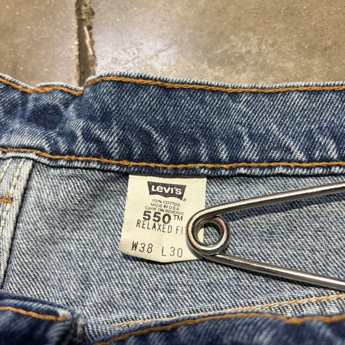 Levi's Vintage Levis 550 Orange Tab Jeans Relaxed Fit Denim 90s USA Size US 38 / EU 54 - 17 Thumbnail